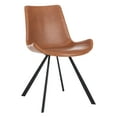 thumbnail image 2 of SAFAVIEH Terra Mid Century Modern Dining Chair, Set of 2, Cognac, 2 of 13