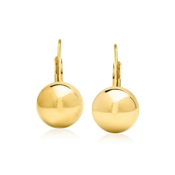 Ross-Simons Italian 18kt Gold Over Sterling Ball Drop Earrings, Women's, Adult
