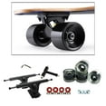thumbnail image 4 of Monopatín Cola Ruedas De Camiones De Skate ABEC-11 Llave De Rueda Reparación Negro Claro, 4 of 8
