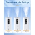 thumbnail image 4 of 12L Humidifiers Last 120 Hours, Cover up to 1000ft², Top Fill Ultrasonic Cool Mist Humidifier, 3 Mist Level, 24H Timer, Essential Oil Diffuser Humidifiers For Bedroom, Home, 4 of 7