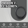 thumbnail image 4 of MELIVO Bike Lock,15.75" Bike Lock Cable,Cable Bicycle Lock Motorcycle Lock,Black, 4 of 7