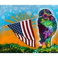 thumbnail image 2 of Dean Russo Collection 14x12 White Modern Wood Framed Museum Art Print Titled - Carrying the Flag, 2 of 4