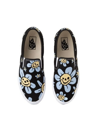 Vans - Classic Slip-On Shoes  Black (Peace Floral) –