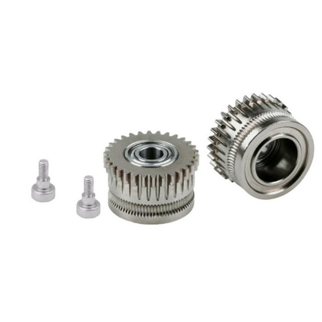 Kit d'Engrenages Métalliques Haute Performance pour Creality pour K1 et pour Imprimantes Ender Argent