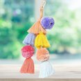 thumbnail image 4 of Porte-clés à Pampilles Mode Multi-Usage Pendentif Pompon Charme de Sac, 4 of 7