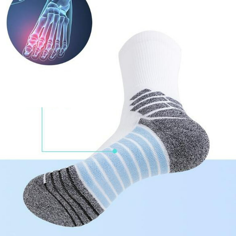 Elite Basketball Compression Socks For Men & Women - Warriors-30 Design, 6-Pack