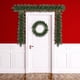 thumbnail image 5 of Adornos navideños, regalos navideños, decoración artificial de cola de cinco puntas, guirnalda realista de 120 cm para Navidad e invierno, agujas de pino simuladas., 5 of 5