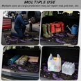 thumbnail image 3 of Bulopur Purple Bat Star Car Trunk Mat 29" x 39", Moon Bat Pattern Cargo Liner, Waterproof Non-Slip Rear Cargo Mat for Halloween Driving, 3 of 7
