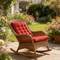 thumbnail image 6 of Eolstice Thickened Rocking Chair Cushion Set High Back Seat Pad For Recliner, Rocker Cushion, Outdoor Patio Seat Pad for Folding Chair Lounge, 6 of 6