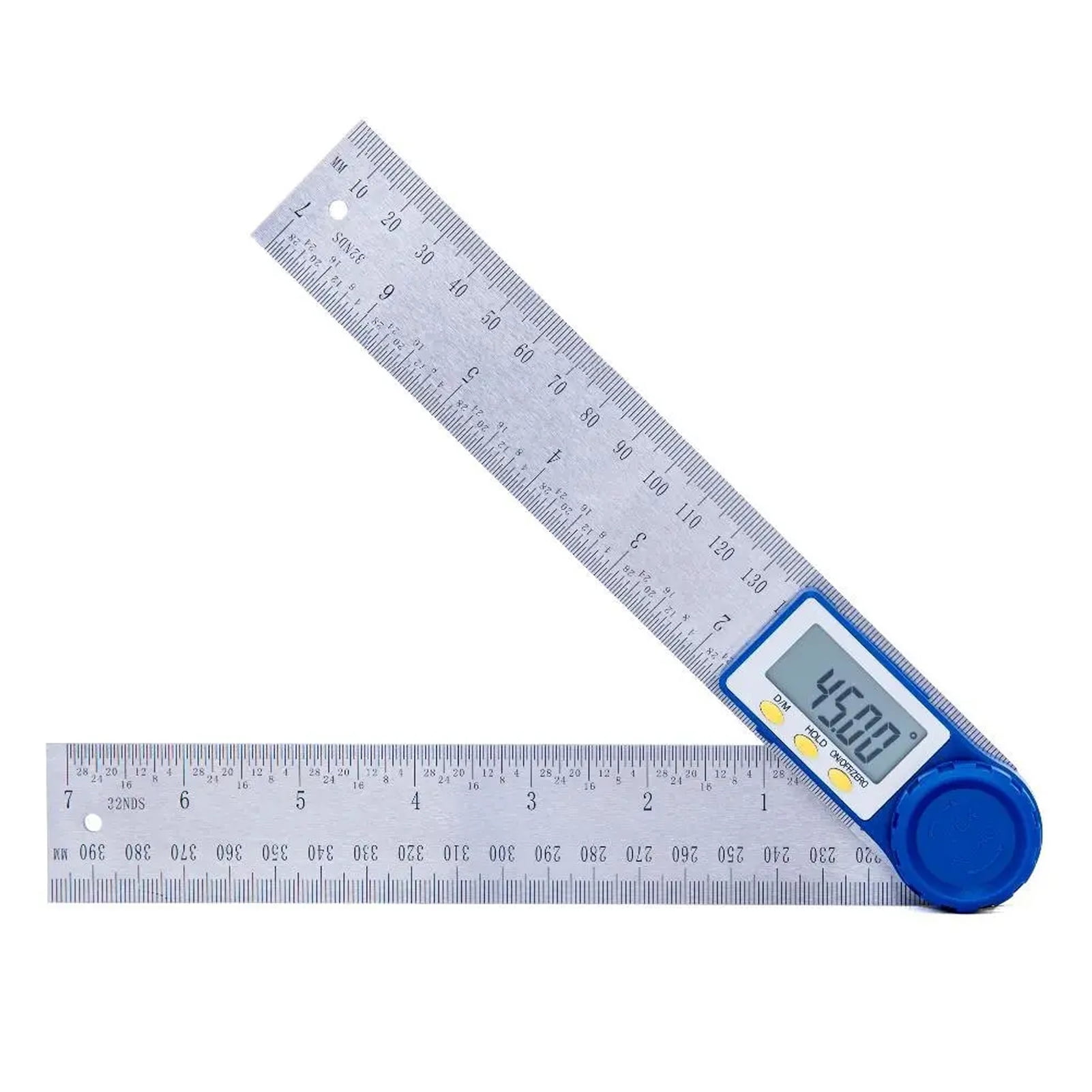 12'' Digital Angle Finder Goniometer Stainless Steel Protractor Gauge Ruler 