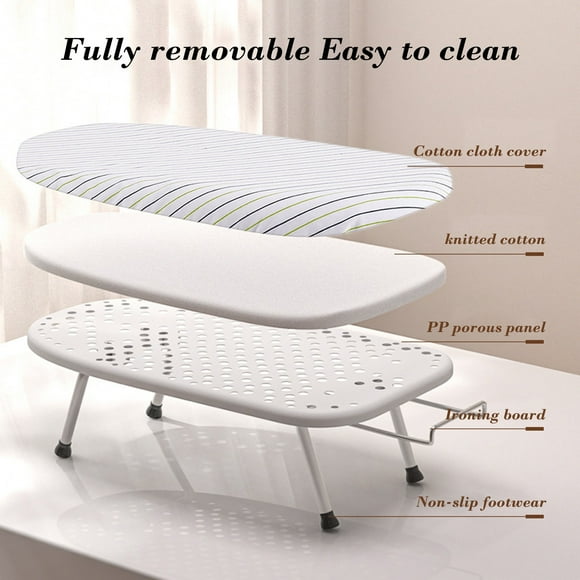 Ironing Board Cover and Pad Folding Ironing Board Set Household Large and Small Size Hotel Ironing Rack Table Small Folding Table