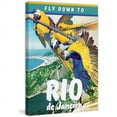 thumbnail image 2 of "Travel Poster Rio" Painting Print on Wrapped Canvas, 2 of 7
