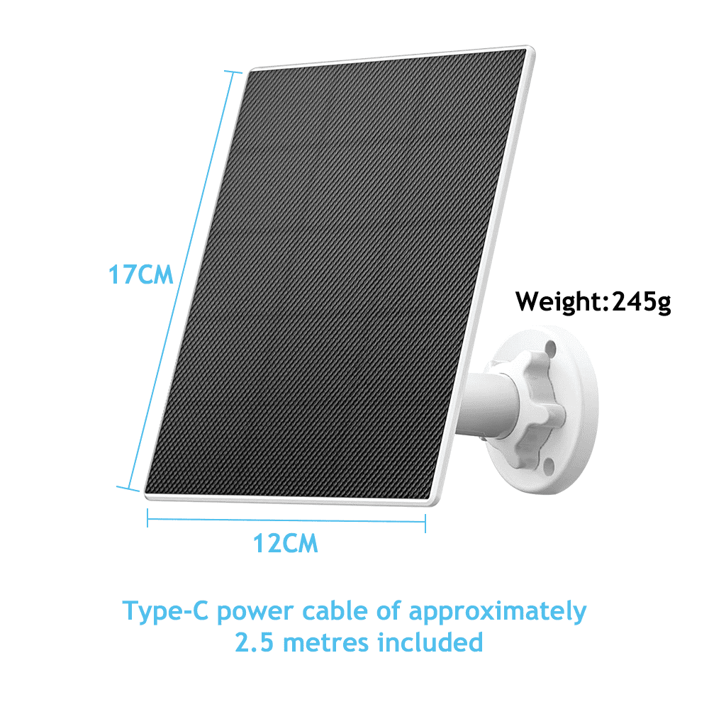 Jennov 2K Security Cameras Wireless Outdoor, 2.4G WiFi Battery Powered with Solar Panel, Motion detection, Night Vision