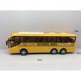 thumbnail image 2 of 1:30 Scale Yellow School Bus Toy - Large 12.5 Inch Go Inertia Bus Cars Model, ABS Diecast Plastic Kids Toys Car with Realistic Design for Boys Girls, Birthday Party Gift for Toddlers (Yellow), 2 of 8