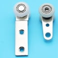 thumbnail image 2 of BTOER Sliding Door Pulley Hanging Track Pulley Block for Smooth Sliding Door Cabinets, 2 of 9