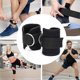 thumbnail image 4 of 2 Pieces DRing Ankle Straps for Leg Strength Training with Foot Buckle Black Silver White., 4 of 5