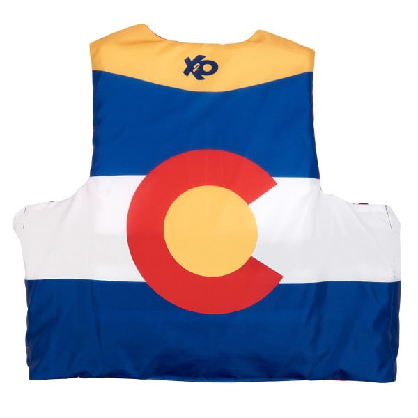 Action 4 Buckle Vest State Flag CO