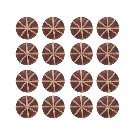 Elk Home Burnham Coaster in Burned Copper - Set of 4
