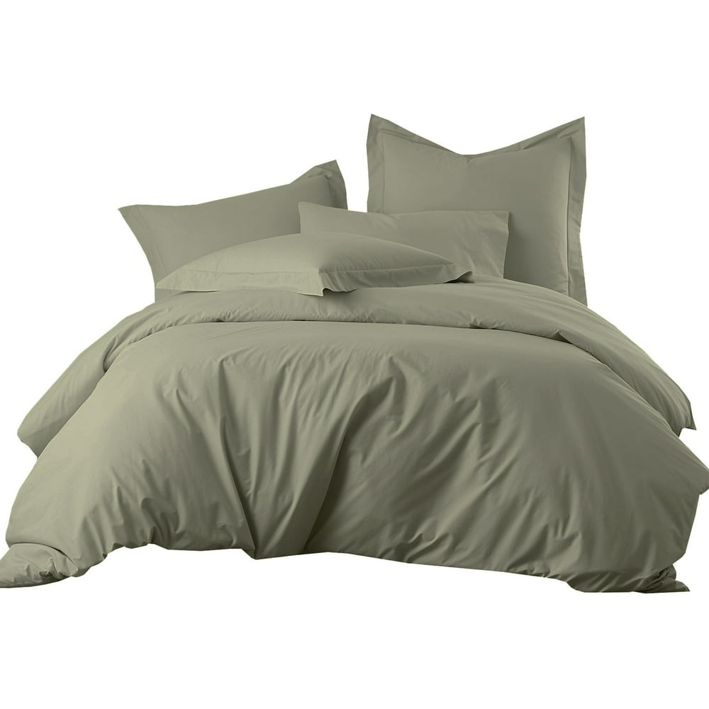 WrinkleFree 650 Thread Count Cotton Duvet Cover Set Twin/Twin XL