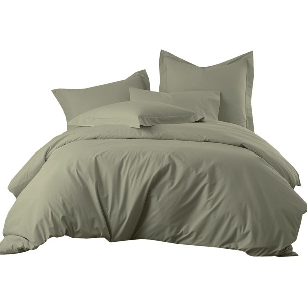 WrinkleFree 650 Thread Count Cotton Duvet Cover Set Twin/Twin XL