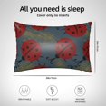 thumbnail image 6 of Disketp Ladybug Satin Pillowcase For Hair And Skin - Satin Pillow Cases Standard Size 20x30 Inches With Zipper,Gifts For Women Men, 6 of 8