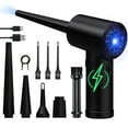 thumbnail image 1 of Cordless Air Duster Portable 51000 RPM Air Blower with Nozzle LED Light, 1 of 8