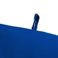 thumbnail image 3 of Jordan Manufacturing Sunbrella 22" x 44" Canvas Pacific Blue Outdoor Chair Cushion with Ties and Hanger Loop, 3 of 9