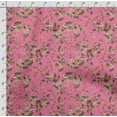 thumbnail image 4 of Soimoi Chinese Floral Printed, Poly Canvas Fabric, Decor Sewing Fabric by The Yard 56 Inch Wide,Decorative Fabric for Curtains Tote Bags, Pink, 4 of 5