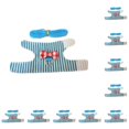 thumbnail image 3 of Methold Arnés de conejo de poliéster: disfrute de aventuras al aire libre con un conejo mascota: arnés de correa confiable y acogedor Arnés tiras azules m,1 10Conjunto, 3 of 6
