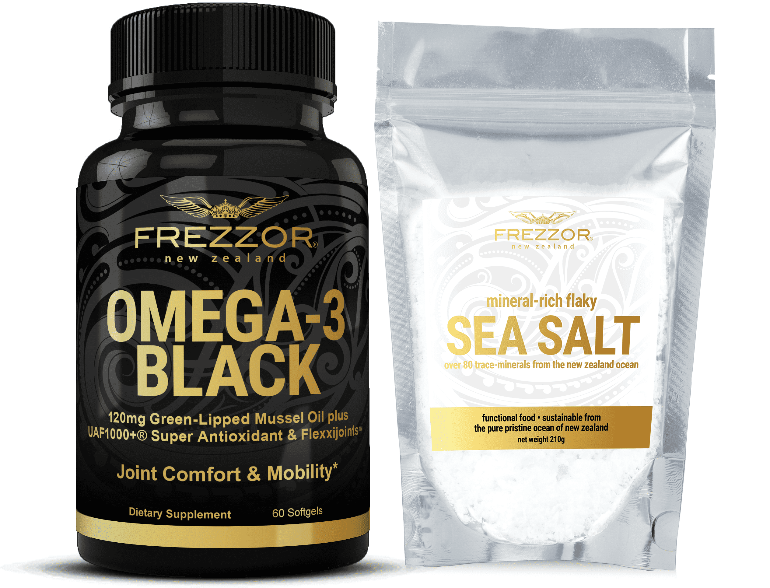 FREZZOR Omega 3 Black Green Lipped Mussel Oil, 53x Higher potency for