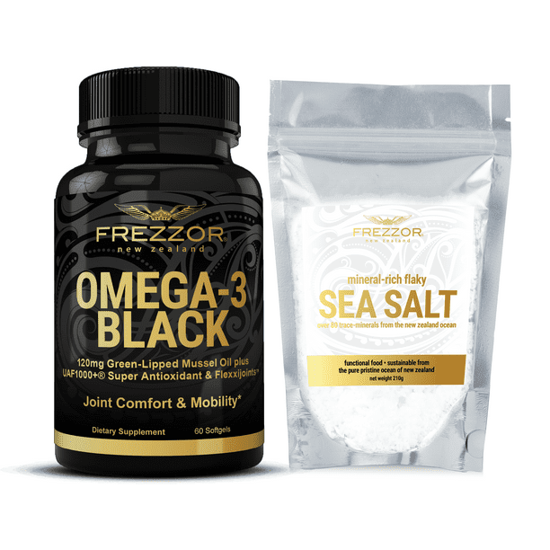 FREZZOR Omega 3 Black Green Lipped Mussel Oil, 53x Higher potency for