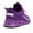 Purple, variant on Linenghs Kids Sneakers Boys Girls Running Athletic Lightweight Breathable Sport Shoes