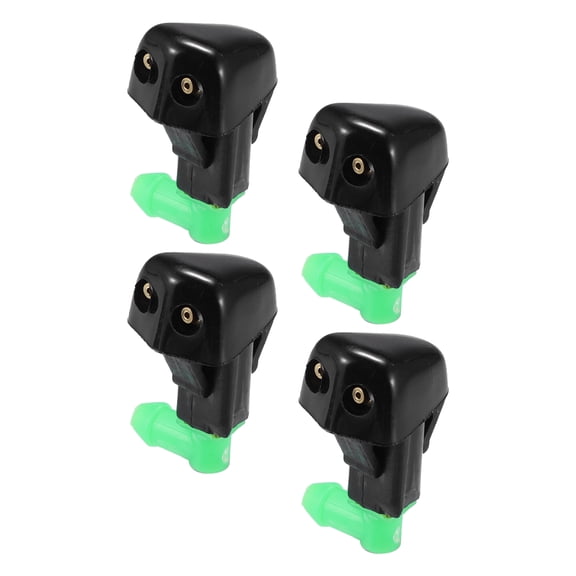 Unique Bargains Windshield Wiper Washer Nozzle Spray Jet Fit for Honda Accord Plastic Black 4 Pcs