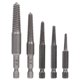thumbnail image 1 of 5 extractores de tornillos dañados de acero, herramientas para quitar pernos rotos, extractor de machos pelados, 1 of 5
