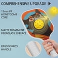 thumbnail image 2 of Pickleball Paddles Set Of 2, Fiberglass Surface, Astonished Dog Print, 4 Balls & Bag, 2 of 5
