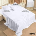 thumbnail image 2 of Queen Bed Sheet Set - 4 Piece Bedding - Soft Brushed Microfiber Fabric - Shrinkage & Fade Resistant - Easy Care (Grey), 2 of 14