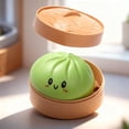 thumbnail image 4 of Steamed Bun Squeeze Toy | Stress Relief Sensory Ball for Adults and Kids | Slow Rising Fidget Toy for Anxiety Relief and Focus | Soft Decompression Dough with Mini Container, 4 of 6