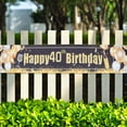 thumbnail image 4 of HAMPPLIES Birthday Banner Party Decoration Polyester 1Set 98x20in, 4 of 8