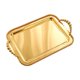 thumbnail image 1 of Bandeja para servir, bandeja para comida, taza de té de lujo, bandeja multifunción para joyas, bandeja de tocador Oro, 1 of 9