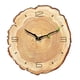 thumbnail image 1 of Reloj de pared de madera rústico, reloj Vintage, reloj redondo de madera para sala de estar, 1 of 4