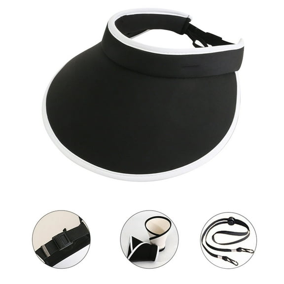 XYRSRUW Foldable Sun Hat, Large Brim Sunscreen Visor for Sun Protection, Stylish Outdoor Casual Cap, Fashionable Wide Brim Sunshade Hat