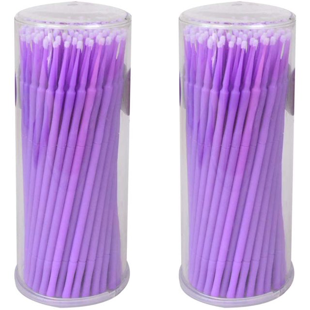 200 Pcs Multipurpose Touch Up Paint Brushes Disposable Micro Brush Applicator 1.5mm Tips for Makeup or Car Repair