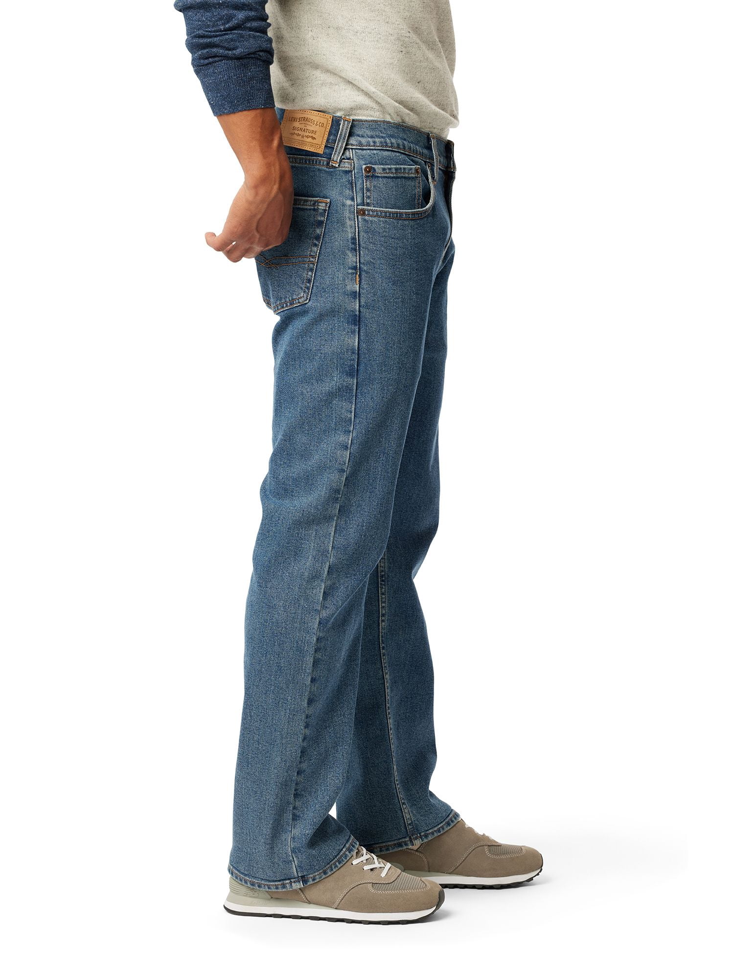 Levi Strauss Signature Men's and Big and Tall Regular Fit Jeans
