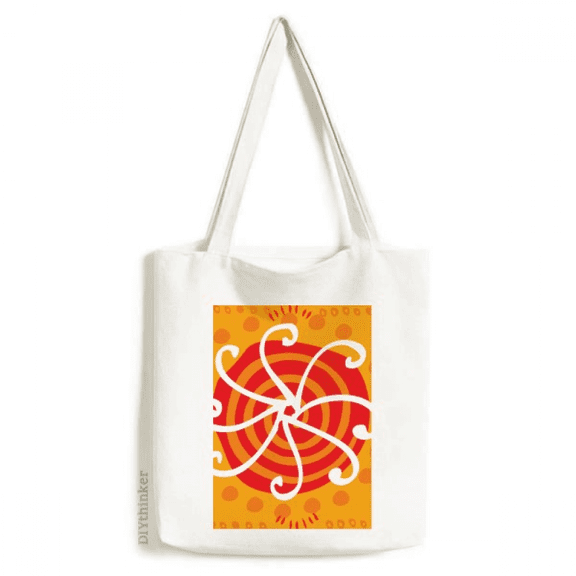 Sunshine Mexico Totems Ancient Civilization Tote Canvas Bag Shopping Satchel Casual Handbag