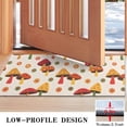 thumbnail image 3 of Red Mushroom Flower Light Pattern Door Rugs,Washable Non Slip Door Mats Indoor,Decorative Door Mats,Entry Mat Indoor for Entrance,Bedroom,Kitchen,Bathroom,17"x30", 3 of 6