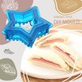 thumbnail image 2 of Matsuzay Sellador de sándwich de cocina, molde para sellar pan, molde para tostadas de desayuno, fabricante de pasteles para el almuerzo, herramienta Herramientas y accesorios para hornear Estrella Matsuzay HA008688-04, 2 of 6