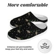 thumbnail image 6 of Fotbe Mallards And Snowflakes Pattern Women's Fuzzy Curly Fur Memory Foam Loafer Slippers Indoor Outdoor Slippers Winter Home Shoes-44/45, 6 of 7