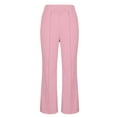 thumbnail image 5 of Sweatpants Women, Audhol Women Fashion Casual High Waisted Solid Color Wide Leg Sweatpants Flare Sweatpants Women Pink M, 5 of 6
