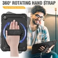 thumbnail image 3 of Funda para tablet HXCASEAC para Samsung Galaxy Tab A9 Plus 11", color negro, 3 of 8