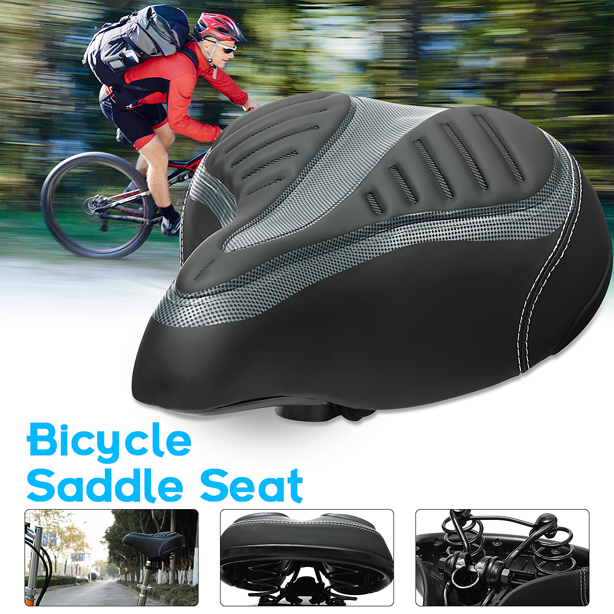 wide mountain bike seat